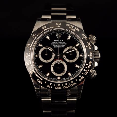 rolex daytona acier fond noir|Rolex daytona prix.